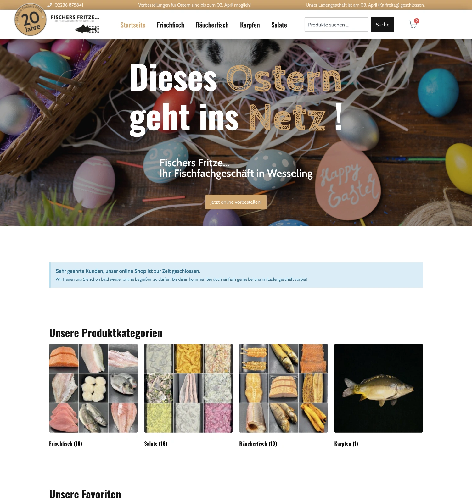 Fischers Fritze Webshop